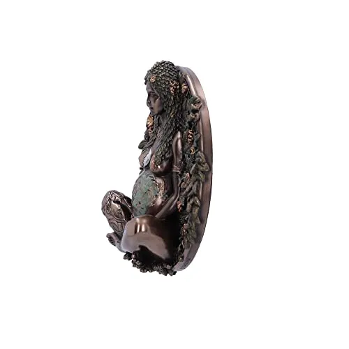 Nemesis Now Decor Nemesis Now Mother Earth Wall Plaque, Bronze, 15cm (B6353X3)
