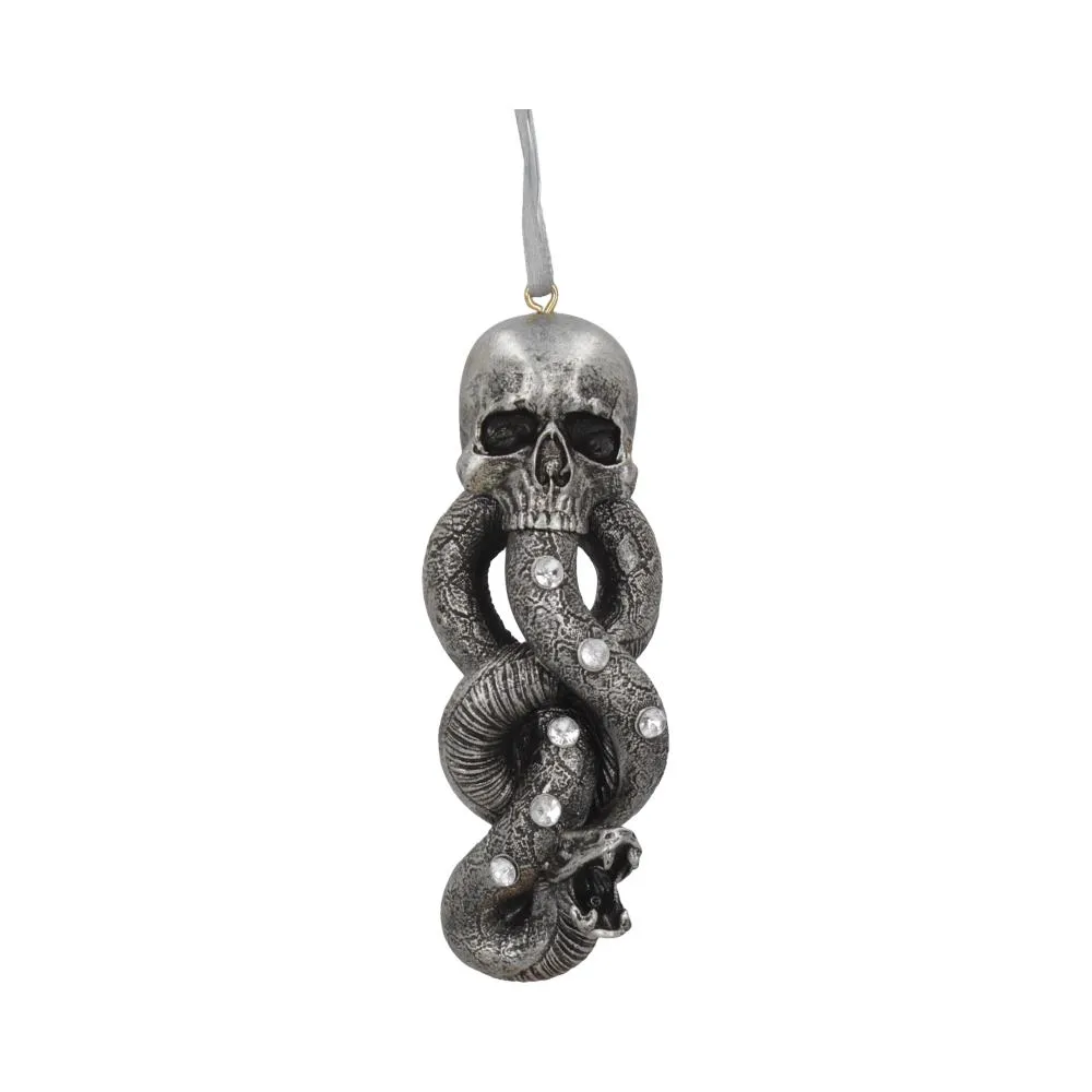 Nemesis Now Decor Nemesis Now Officially Licensed Harry Potter Dark Mark Voldemort Hanging Ornament, Silver, 9.5cm