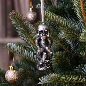 Nemesis Now Decor Nemesis Now Officially Licensed Harry Potter Dark Mark Voldemort Hanging Ornament, Silver, 9.5cm