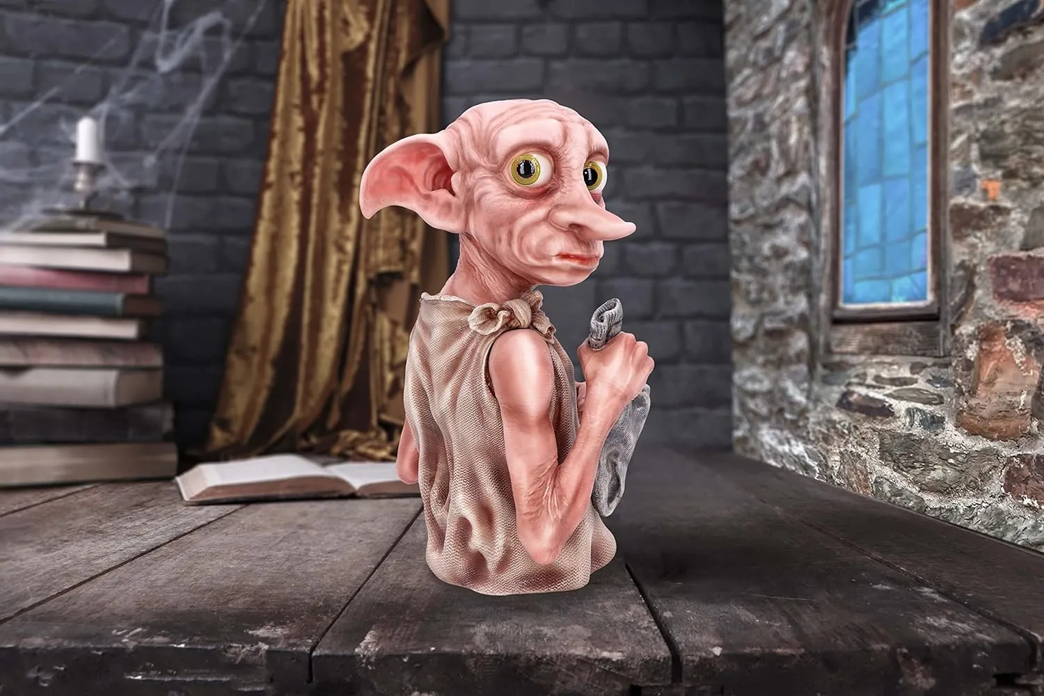 Nemesis Now Decor Nemesis Now Officially Licensed Harry Potter Dobby Bust, 30cm, Pink