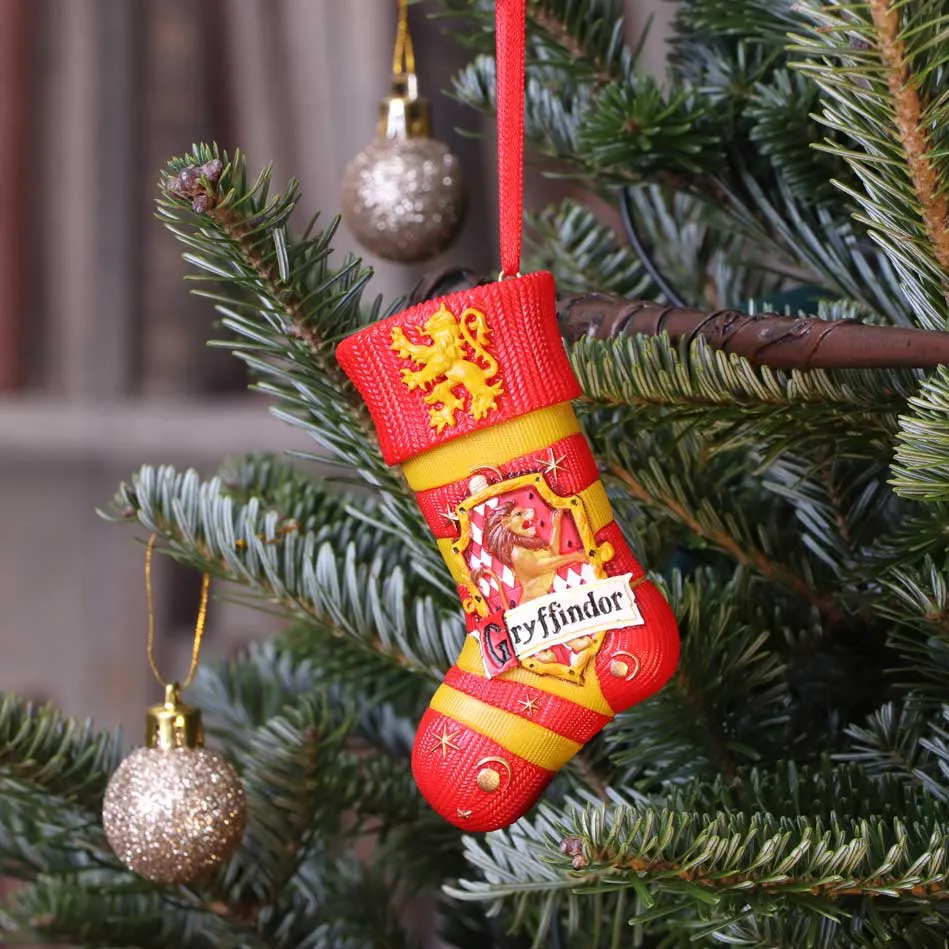 Nemesis Now Decor Nemesis Now Officially Licensed Harry Potter Gryffindor Stocking Hanging Ornamen