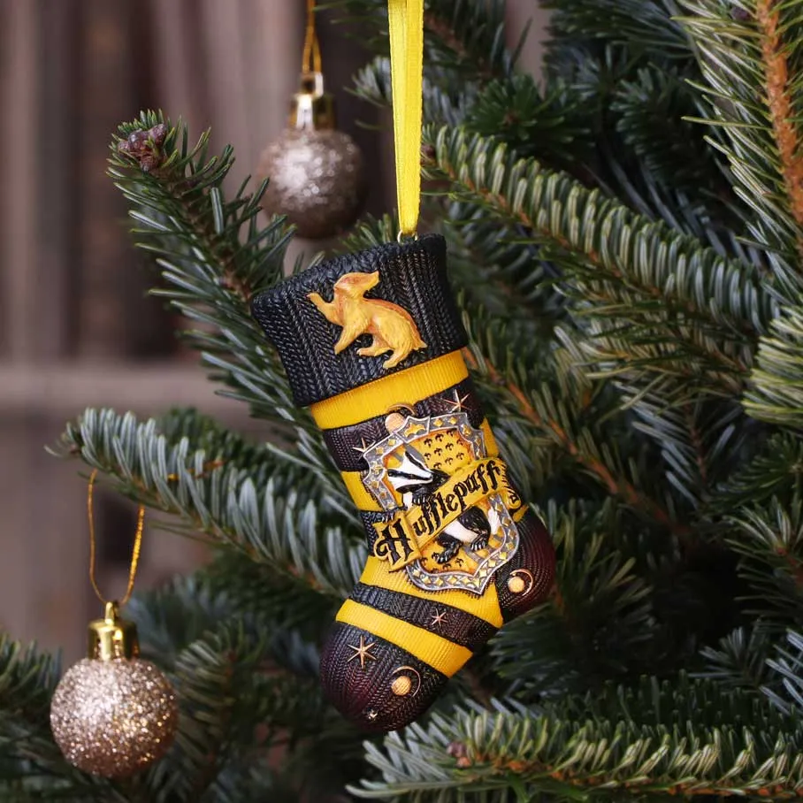 Nemesis Now Decor Nemesis Now Officially Licensed Harry Potter Hufflepuff Stocking Hanging Ornamen