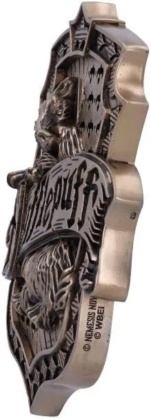 Nemesis Now Decor Nemesis Now Officially Licensed Harry Potter Hufflepuff Wall Plaque, Bronze, 20.