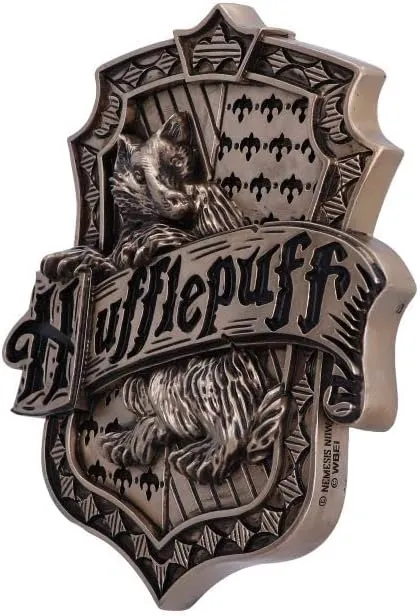 Nemesis Now Decor Nemesis Now Officially Licensed Harry Potter Hufflepuff Wall Plaque, Bronze, 20.