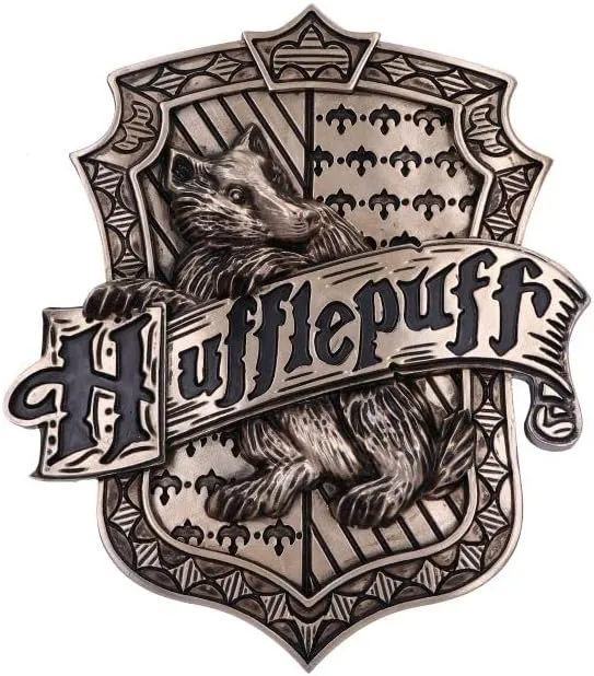 Nemesis Now Decor Nemesis Now Officially Licensed Harry Potter Hufflepuff Wall Plaque, Bronze, 20.