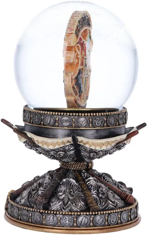 Nemesis Now Decor Nemesis Now Officially Licensed Harry Potter Wand Snow Globe, Silver, 16.5cm