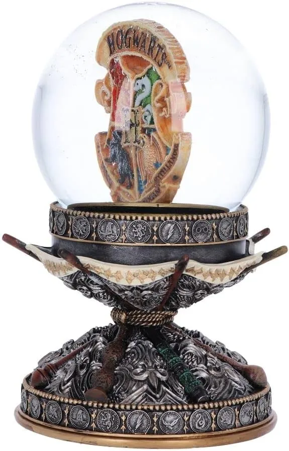 Nemesis Now Decor Nemesis Now Officially Licensed Harry Potter Wand Snow Globe, Silver, 16.5cm