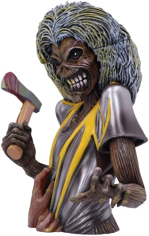 Nemesis Now Decor Nemesis Now Officially Licensed Iron Maiden Killers Bust Box (Small) Yellow, 16.