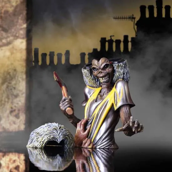 Nemesis Now Decor Nemesis Now Officially Licensed Iron Maiden Killers Bust Box (Small) Yellow, 16.