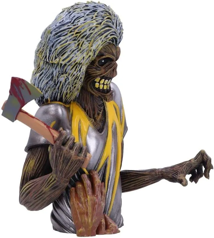 Nemesis Now Decor Nemesis Now Officially Licensed Iron Maiden Killers Bust Box (Small) Yellow, 16.