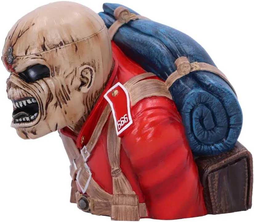 Nemesis Now Decor Nemesis Now Officially Licensed Iron Maiden The Trooper Bust Box (Small) Red, 12