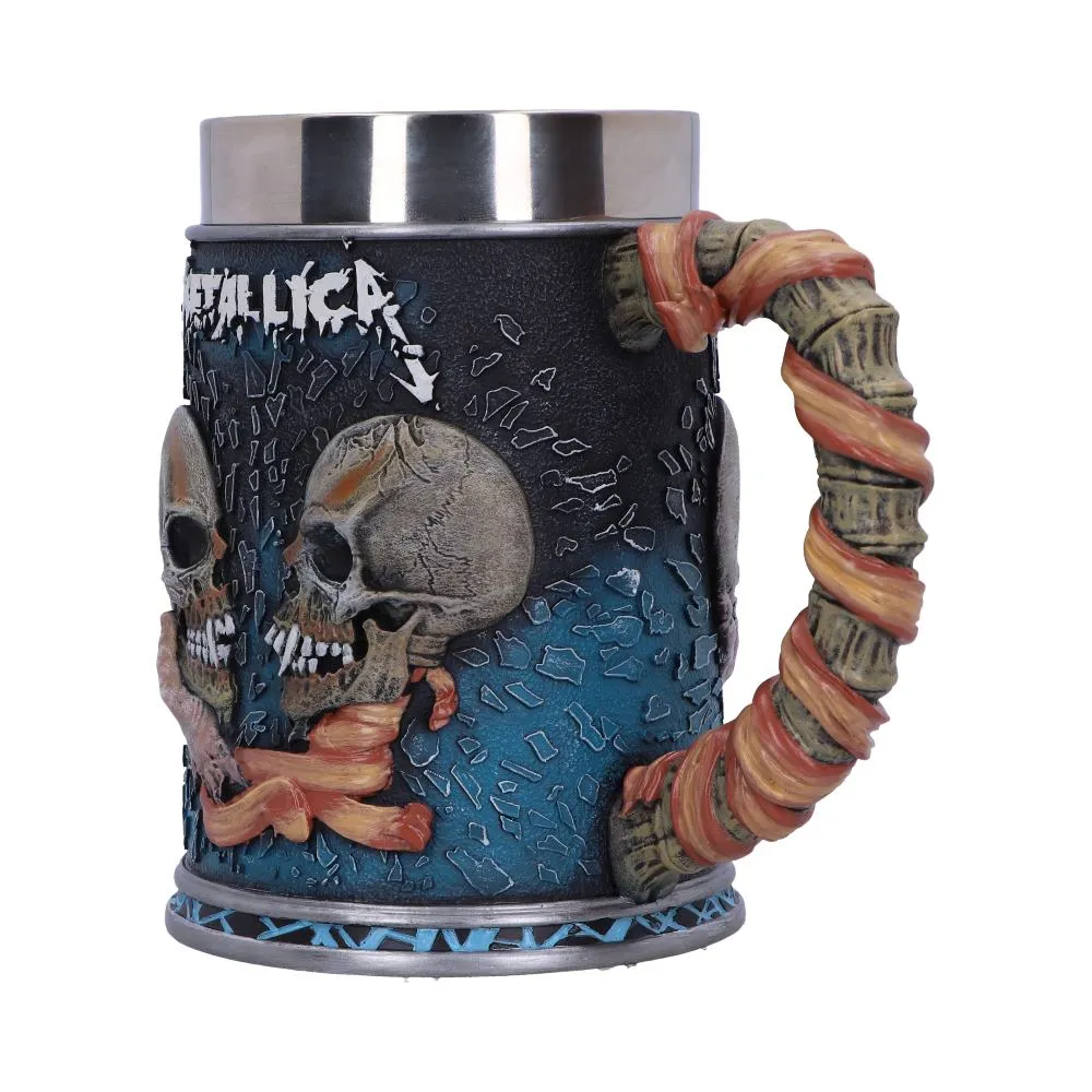 Nemesis Now Decor Nemesis Now Officially Licensed Metallica Sad But True Tankard 15.5cm, Blue