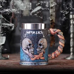 Nemesis Now Decor Nemesis Now Officially Licensed Metallica Sad But True Tankard 15.5cm, Blue