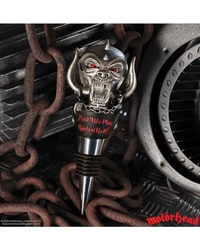 Nemesis Now Decor Nemesis Now - Officially Licensed Motorhead Warpig Bottle Stopper, Silver, 13.5cm
