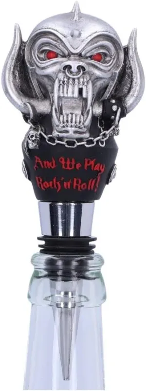 Nemesis Now Decor Nemesis Now - Officially Licensed Motorhead Warpig Bottle Stopper, Silver, 13.5cm
