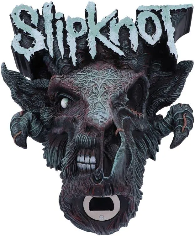 Nemesis Now Decor Nemesis Now Officially Licensed Slipknot Infected Goat Logo Wall Mounted Bottle