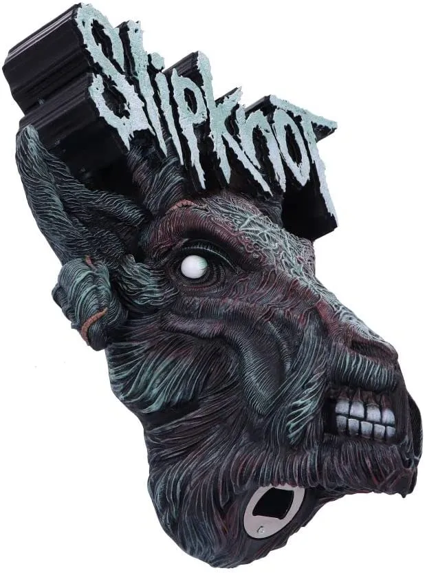 Nemesis Now Decor Nemesis Now Officially Licensed Slipknot Infected Goat Logo Wall Mounted Bottle