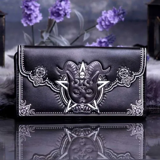 Nemesis Now Decor Nemesis Now Pawzuph Embossed Purse 18.5cm, Black