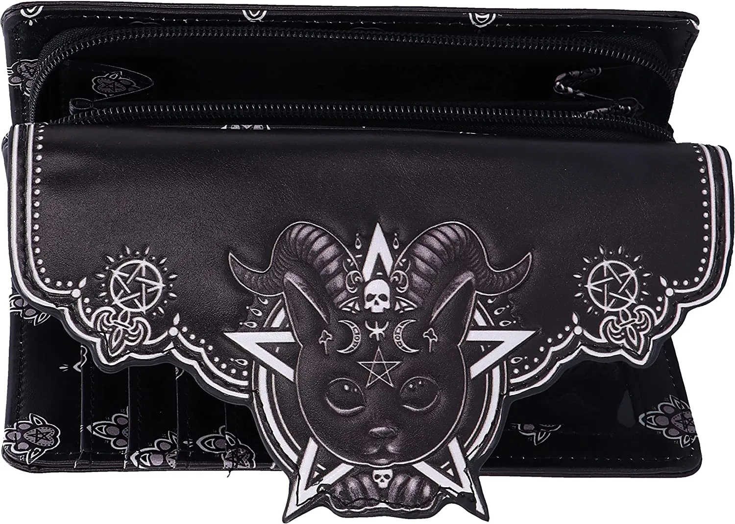 Nemesis Now Decor Nemesis Now Pawzuph Embossed Purse 18.5cm, Black
