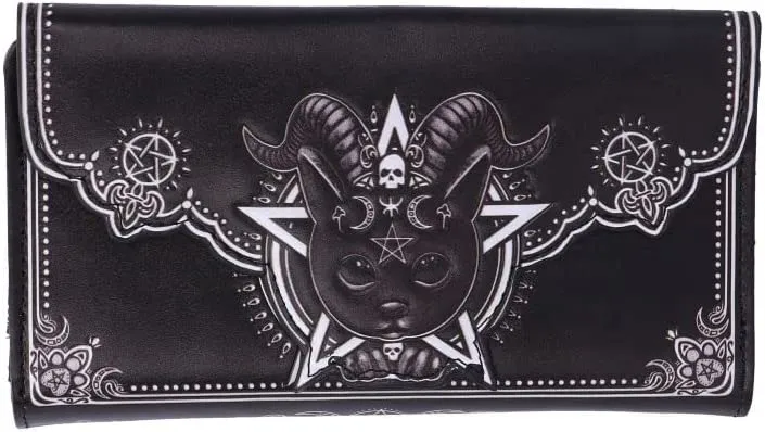Nemesis Now Decor Nemesis Now Pawzuph Embossed Purse 18.5cm, Black