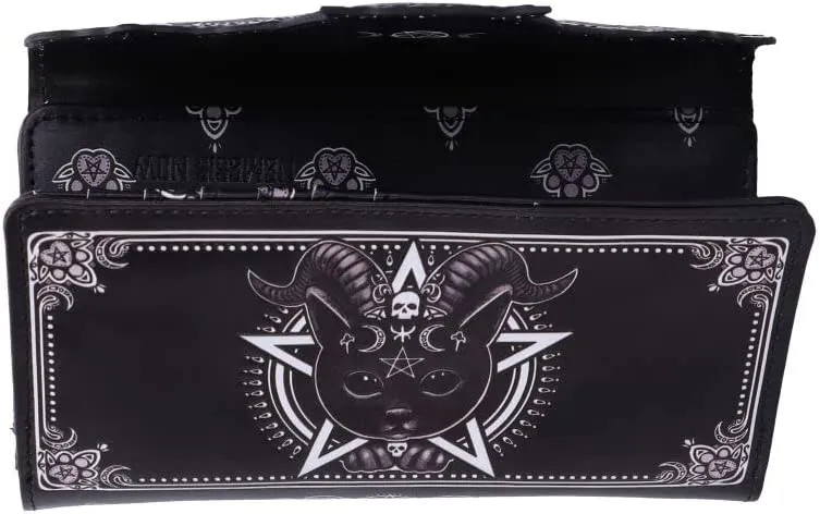 Nemesis Now Decor Nemesis Now Pawzuph Embossed Purse 18.5cm, Black