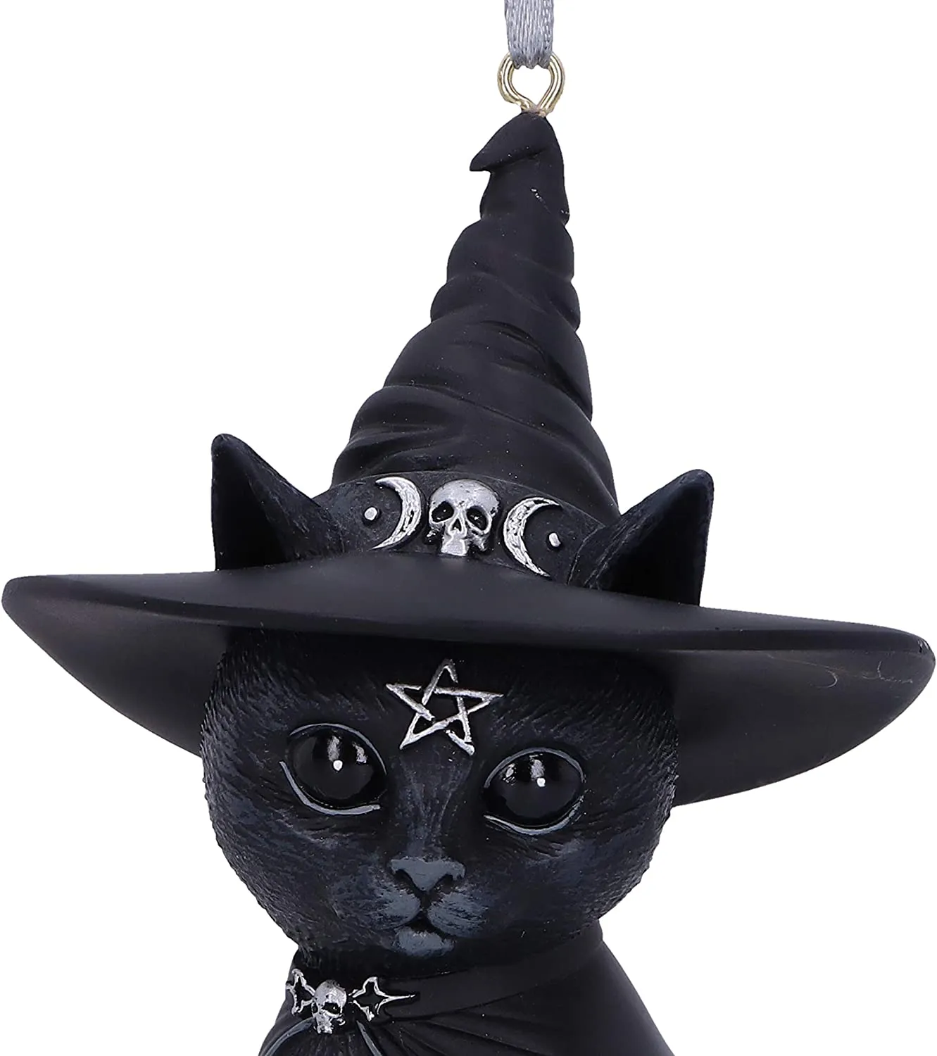 Nemesis Now Decor Nemesis Now Purrah Black Witch Cat Hanging Decorative Ornament 11.5cm