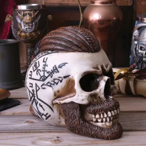 Nemesis Now Decor Nemesis Now Ragnar Skull 16cm Figurine Ivory, Resin