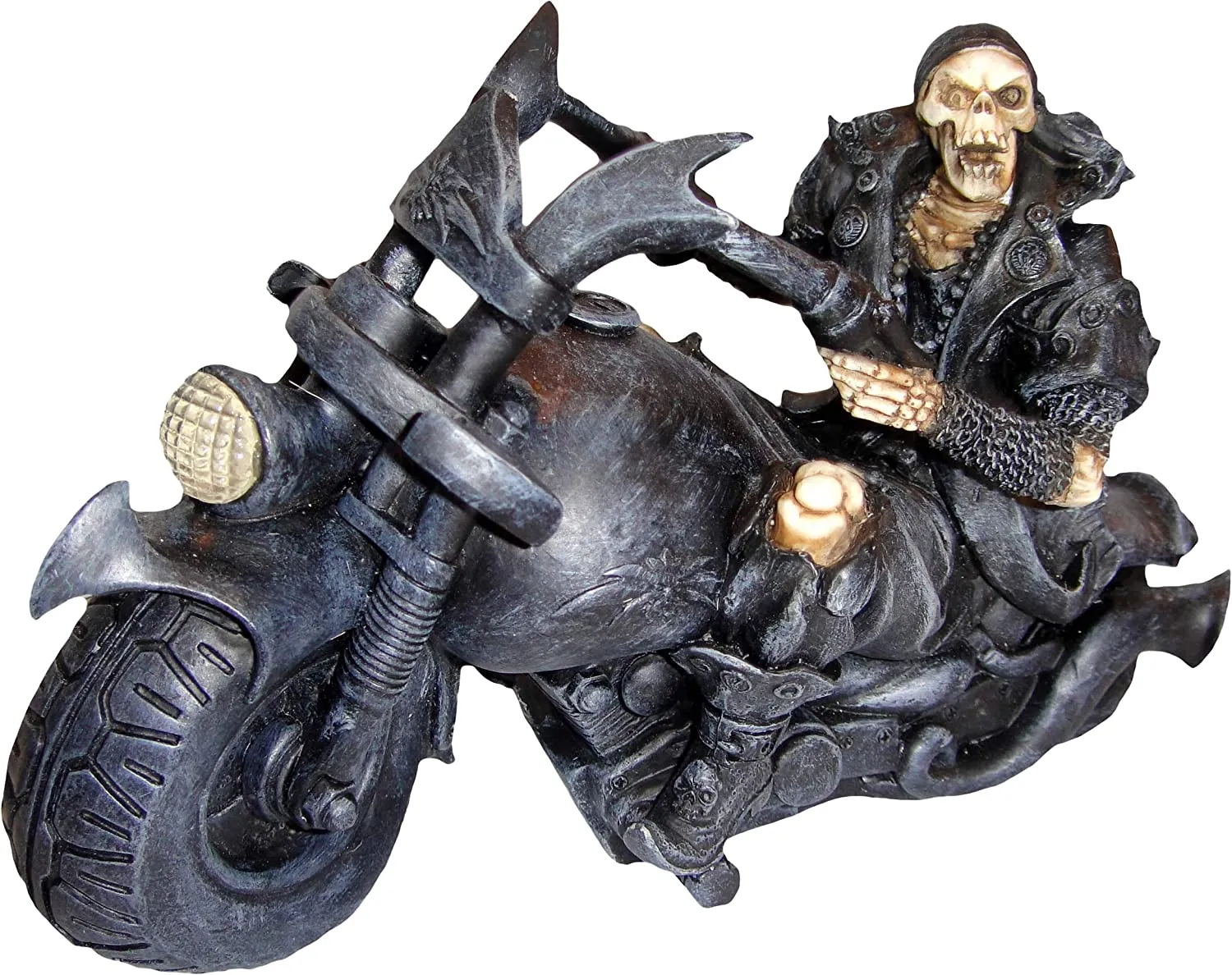 Nemesis Now Decor Nemesis Now Reaper Biker Figurine Resin Statue (Screaming Wheels 18cm)