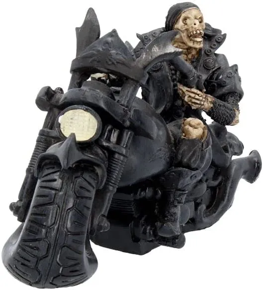Nemesis Now Decor Nemesis Now Reaper Biker Figurine Resin Statue (Screaming Wheels 18cm)