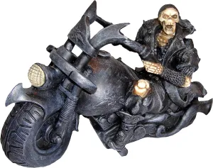 Nemesis Now Decor Nemesis Now Reaper Biker Figurine Resin Statue (Screaming Wheels 18cm)