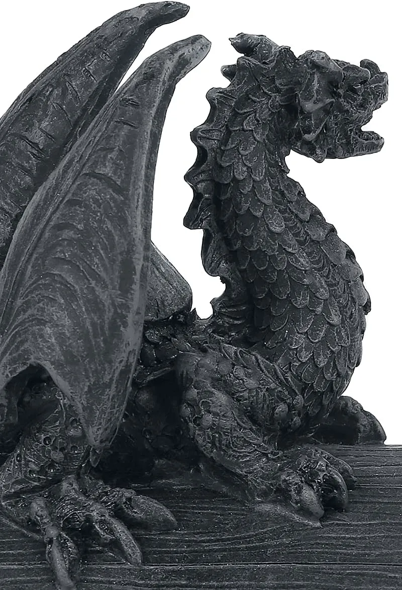 Nemesis Now Decor Nemesis Now Sacred Keeper Dragon Box, Grey, 14.5cm