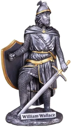 Nemesis Now Decor Nemesis Now Scottish Guardian William Wallace Figurine, Silver, 6cm