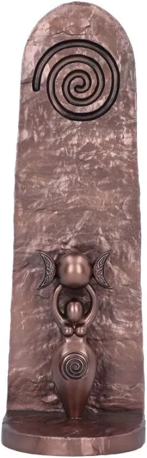 Nemesis Now Decor Nemesis Now Spiral Goddess Incense Holder, Bronze, 23.5cm