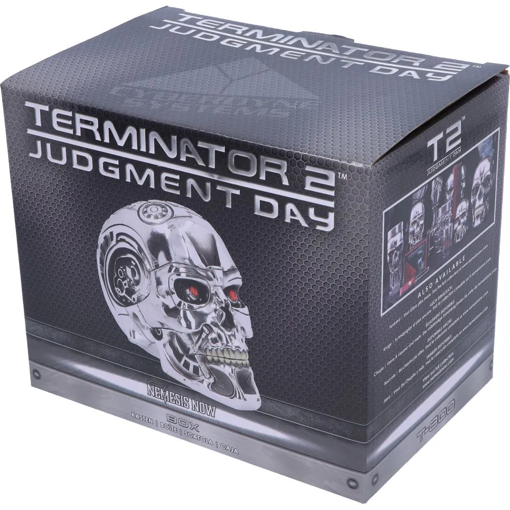 Nemesis Now Decor Nemesis Now T-Terminator Box 18cm Silver, Resin