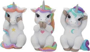 Nemesis Now Decor Nemesis Now Three Wise Cutiecorns Figurine Set