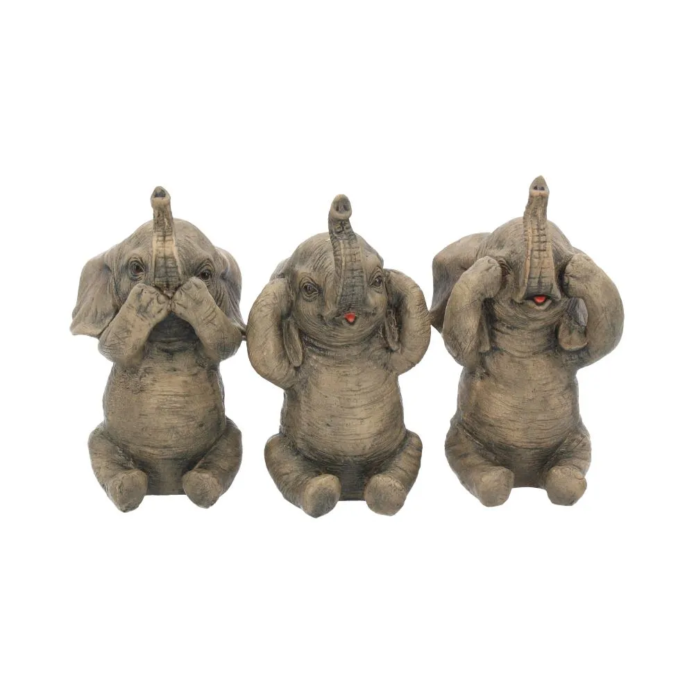 Nemesis Now Decor Nemesis Now Three Wise Elephants Figurine 16cm