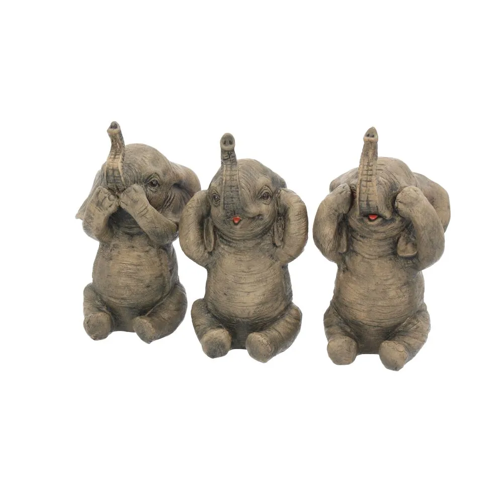Nemesis Now Decor Nemesis Now Three Wise Elephants Figurine 16cm