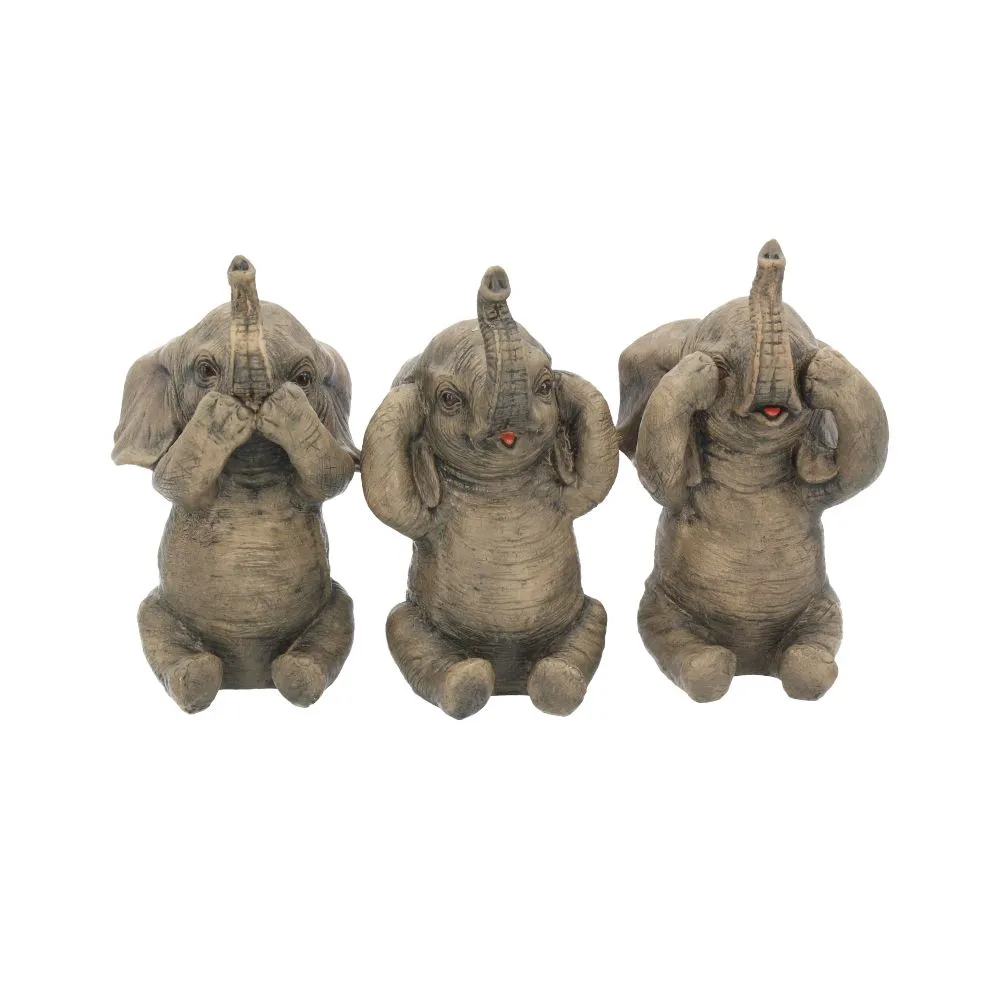 Nemesis Now Decor Nemesis Now Three Wise Elephants Figurine 16cm
