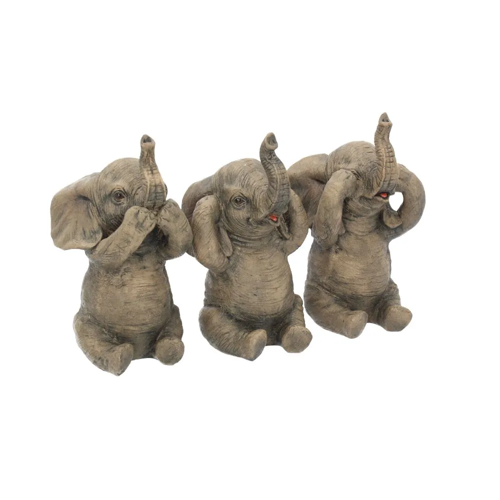 Nemesis Now Decor Nemesis Now Three Wise Elephants Figurine 16cm