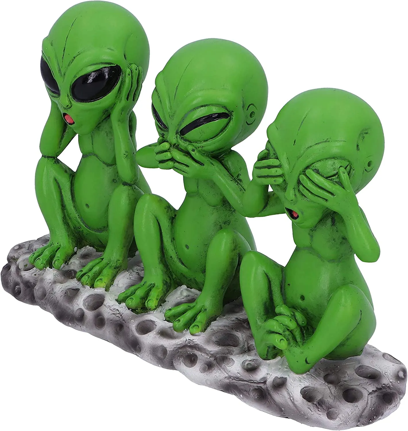 Nemesis Now Decor Nemesis Now Three Wise Martians 16cm See No Hear No Speak No Evil Alien Figurine