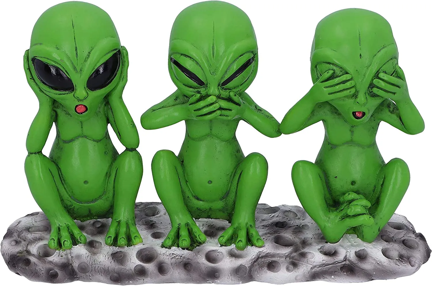Nemesis Now Decor Nemesis Now Three Wise Martians 16cm See No Hear No Speak No Evil Alien Figurine
