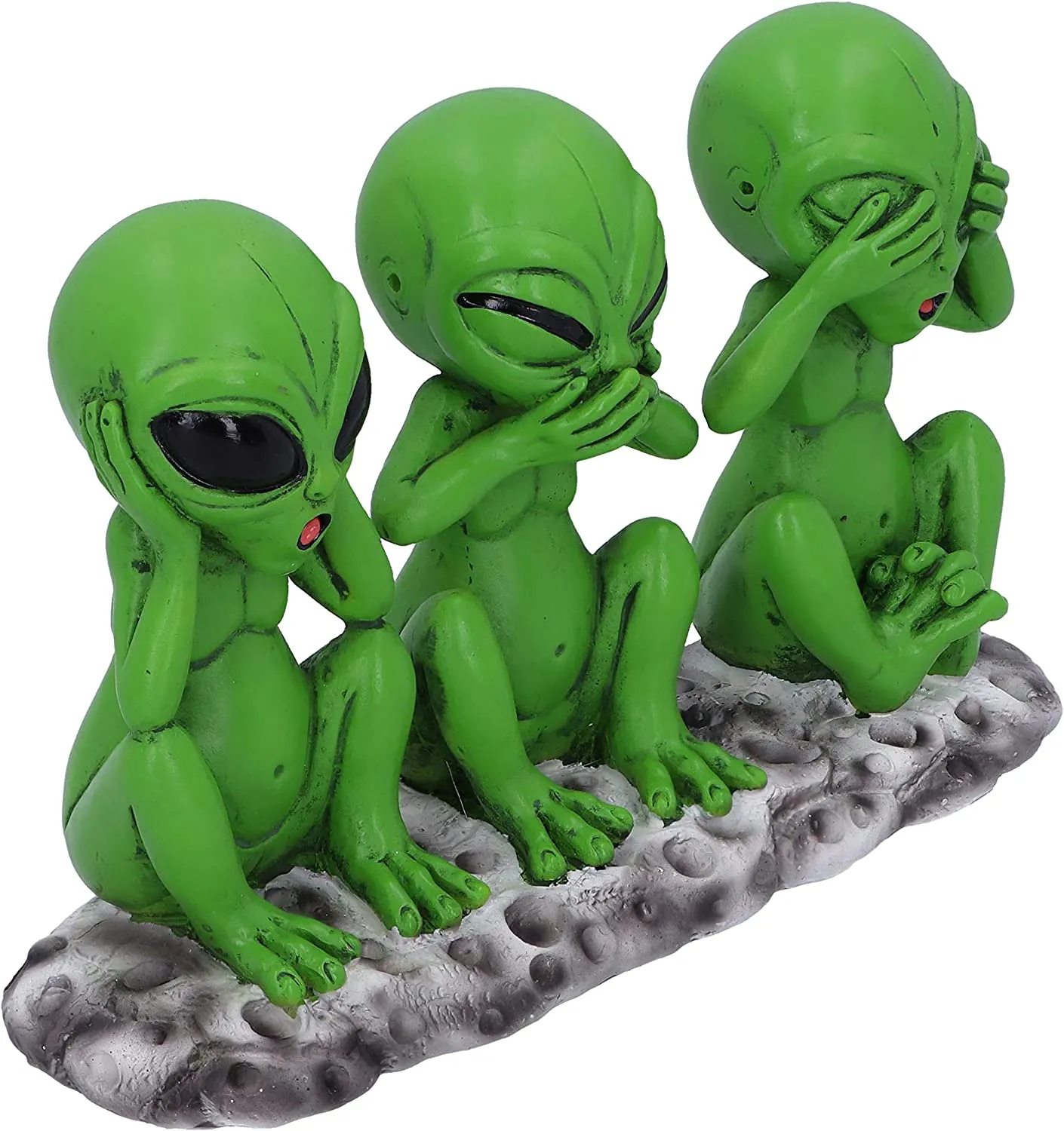 Nemesis Now Decor Nemesis Now Three Wise Martians 16cm See No Hear No Speak No Evil Alien Figurine