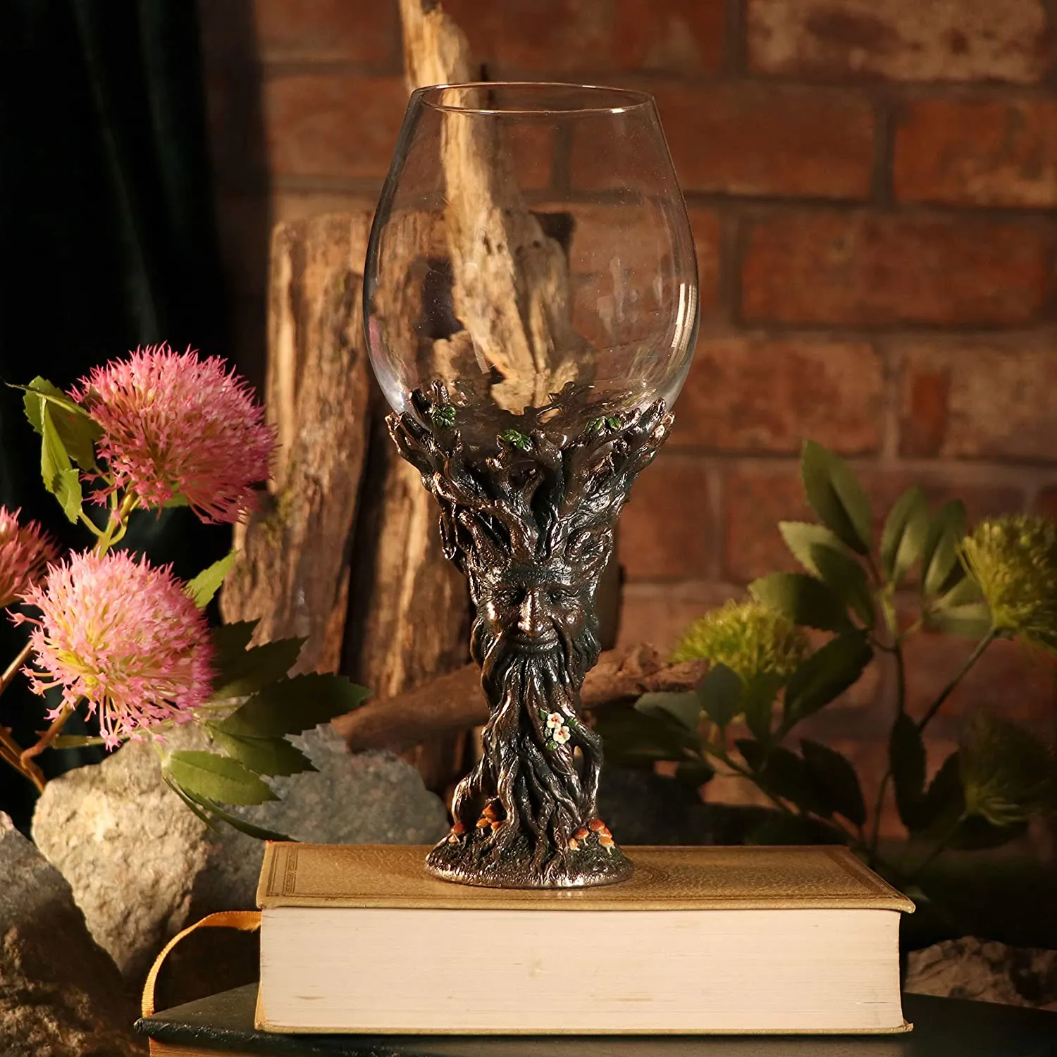 Nemesis Now Decor Nemesis Now Tree Spirit Collection - Green Man Goblet Wine Glass (D6113W2)