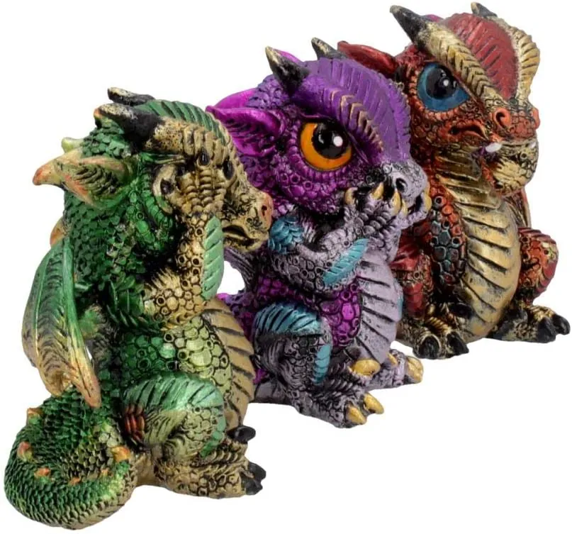 Nemesis Now Decor Nemesis Now U4150M8 Three Wiselings Figurine 8.5cm Gold, Resin, One Size