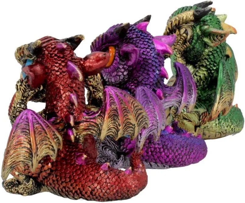 Nemesis Now Decor Nemesis Now U4150M8 Three Wiselings Figurine 8.5cm Gold, Resin, One Size