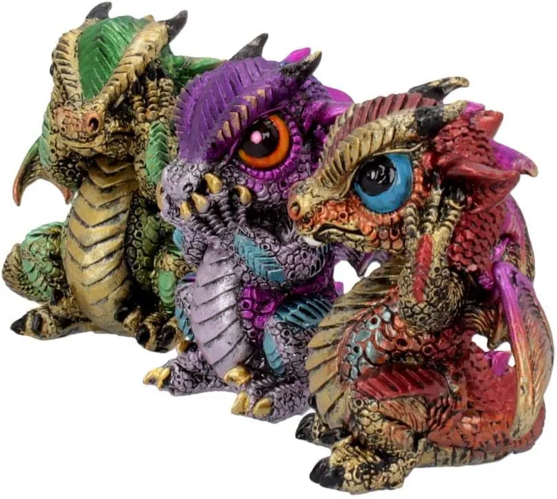 Nemesis Now Decor Nemesis Now U4150M8 Three Wiselings Figurine 8.5cm Gold, Resin, One Size
