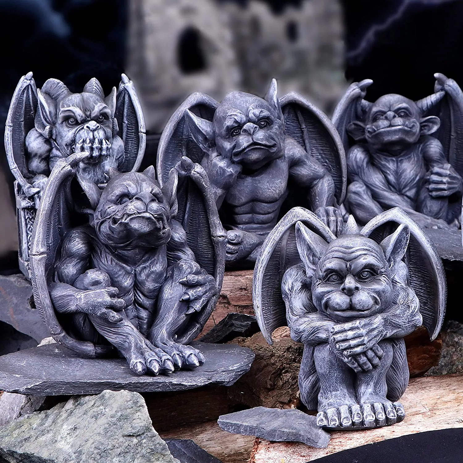 Nemesis Now Decor Nemesis Now Victor Dark Black Grotesque Gargoyle Figurine, 13cm