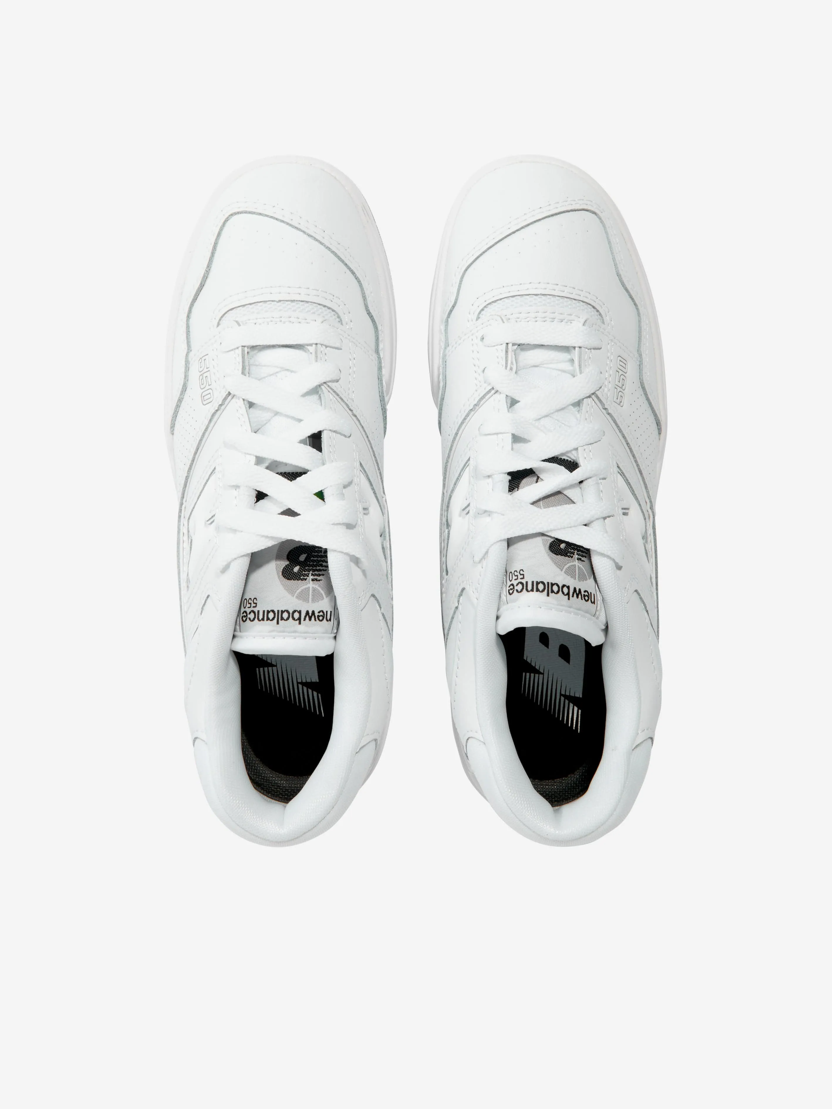 New Balance Kids 550 Logo Trainers in White