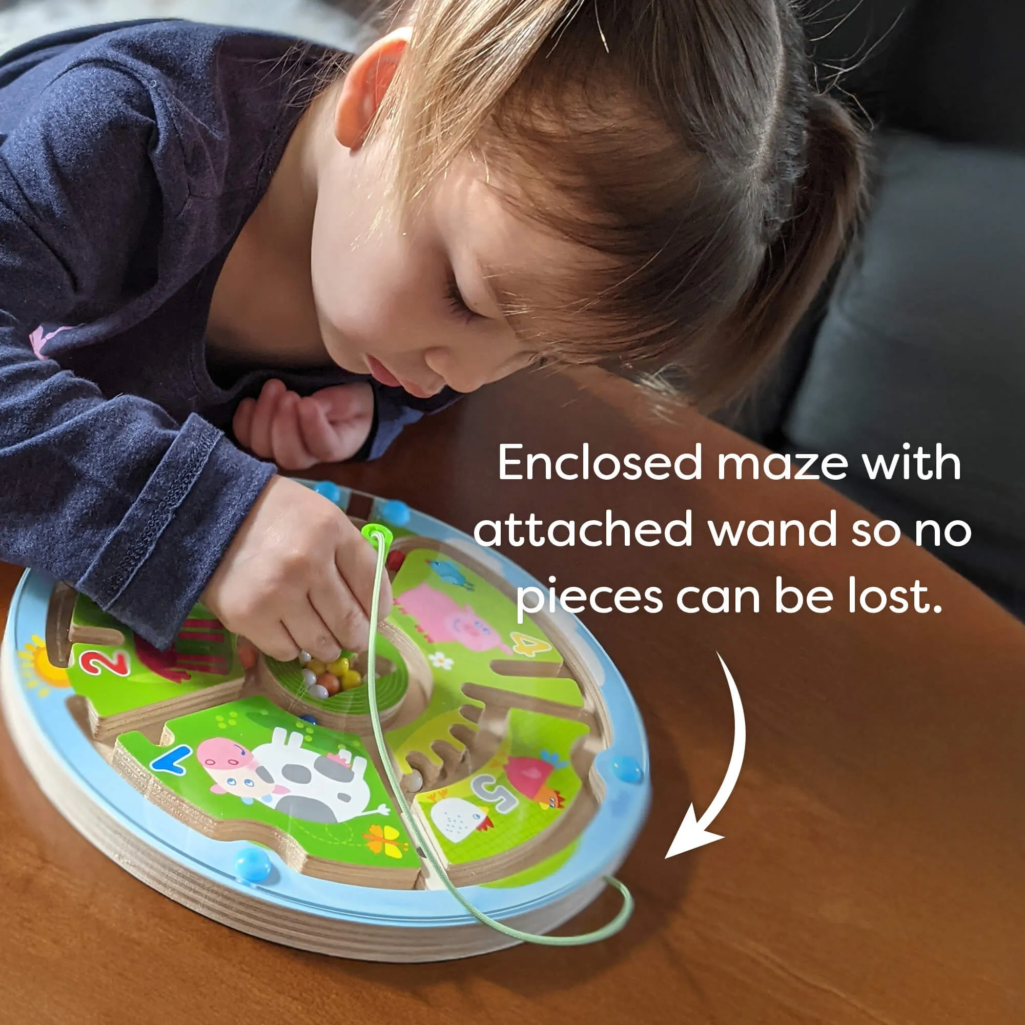 Number Maze Magnetic Game