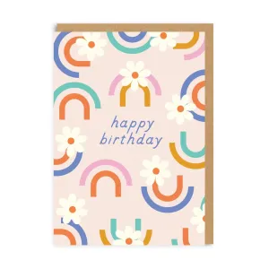 Ohh Deer: Floral Rainbow Happy Birthday